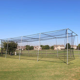 Heavy-Duty Extra-Strength Twisted Rubber Baseball/Softball Training Batting Cage Net, 30 x 12 x 10 Feet